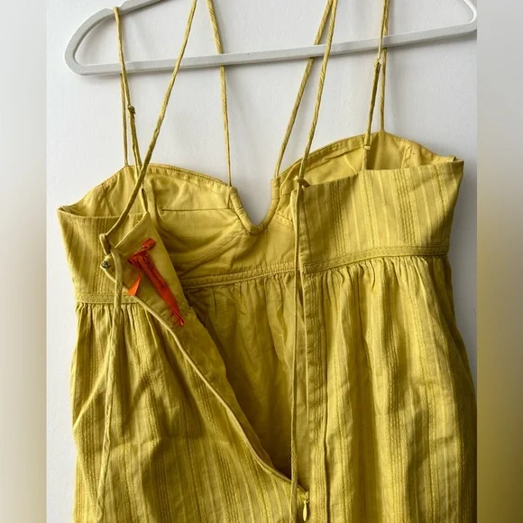 Yellow Baby doll dress 100% cotton - Picture 3 of 6